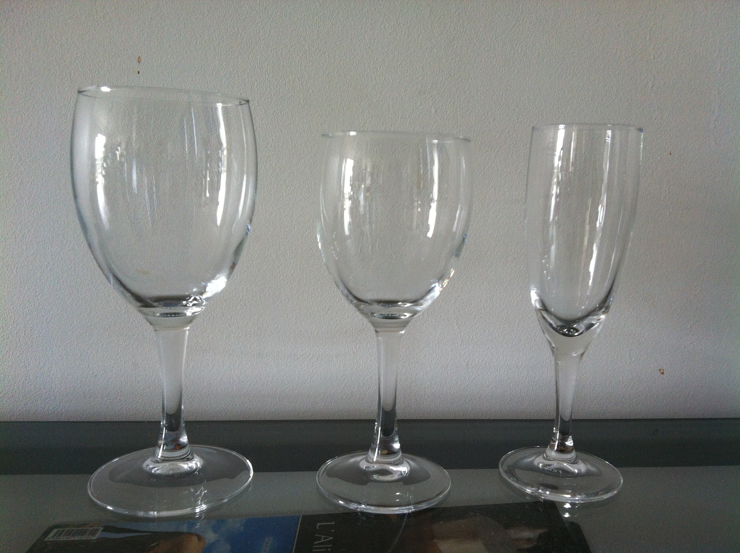 Verres gamme élégance